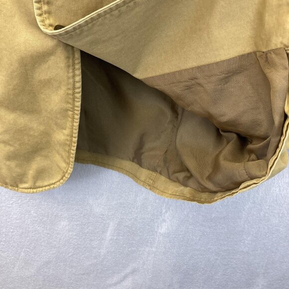 Vintage J. Peterman Blazer Mens 40 Tan Safari Sport Coat Patch Pockets Unlined - Picture 13 of 16